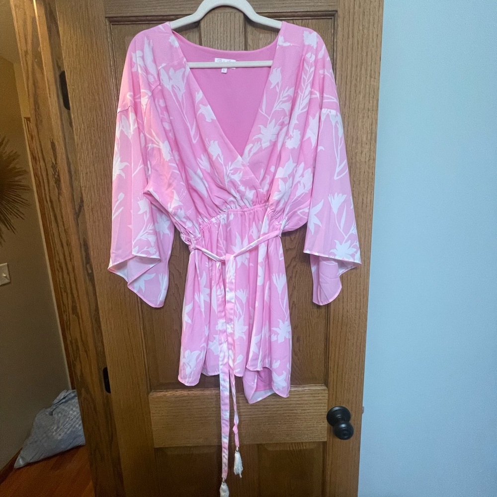 Pink Lily romper